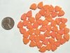 50 10mm Milky Orange Leaf